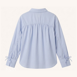 RIZUKA Back Drawstring Long Sleeve Shirt