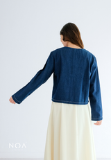 KAZE Denim Button Long Sleeve Outer
