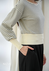 NAMISA Knitted Boatneck