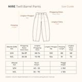 NIRE Twill Barrel Pants