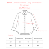YURIE Cotton Ironless Long Sleeve Shirt