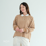 KASHI Striped Rugby Long Sleeve T-Shirt