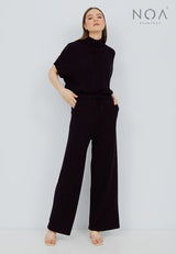 HANA Knitted Pants - Black
