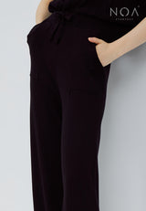 HANA Knitted Pants - Black