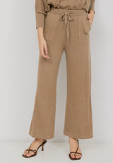 HANA Knitted Pants - Mocca Brown
