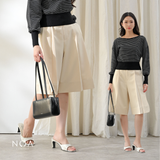 KAMARI Wool Look Culotte Pants