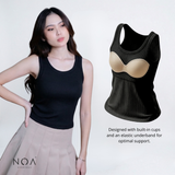 KAINE Rib Spandex  Bra Tanktop