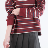 KASHI Striped Rugby Long Sleeve T-Shirt