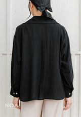 NOA X KUSUMANGGI - NOIRA Crinkle Long Sleeve Shirt