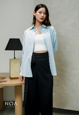 AYAKA Linen Wrap Straight Pants