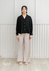 NOA X KUSUMANGGI - NOIRA Crinkle Long Sleeve Shirt