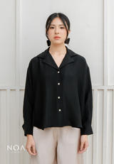 NOA X KUSUMANGGI - NOIRA Crinkle Long Sleeve Shirt