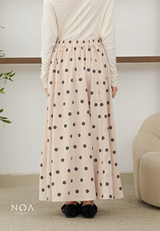 MIZU Nylon Maxi Skirt