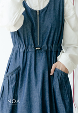 JINZU Denim Balloon Dress