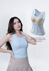 KAINE Rib Spandex  Bra Tanktop