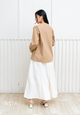 NOA X KUSUMANGGI - ORINA Finewool Flowy Maxi Skirt