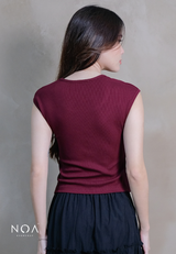 ARIKA Rib Spandex Short Sleeve Slim Fit T-Shirt