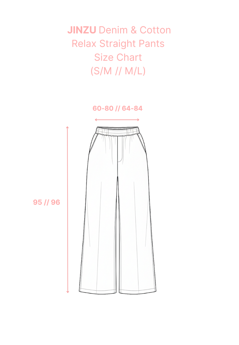 JINZU Relax Straight Pants