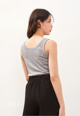 KOEMI Rib Basic Tanktop