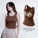 KAINE Rib Spandex  Bra Tanktop