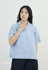 FUKA Cotton Boxy Short Sleeve Shirt
