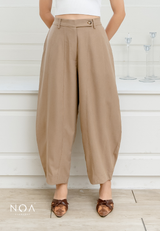 NOA KUSUMANGGI - SAZUKI Denim & Finewool Barrel Pants