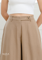 NOA KUSUMANGGI - SAZUKI Denim & Finewool Barrel Pants