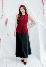 AIRA Button Vest Top