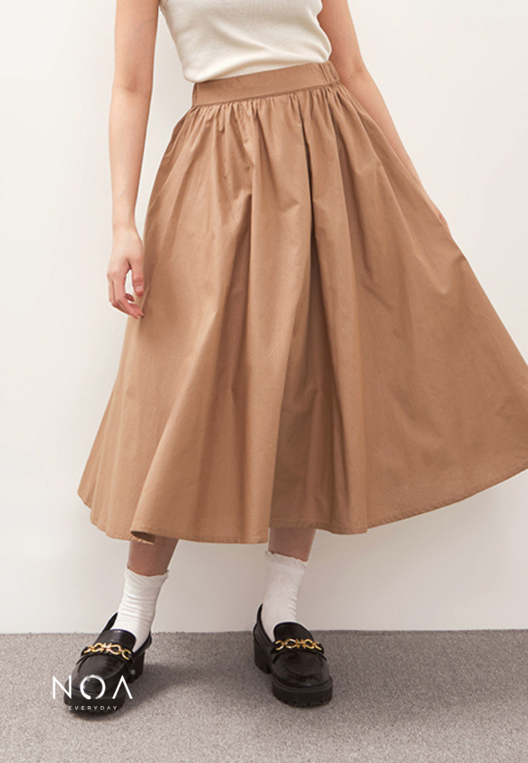 KAZUNA Midi Skirt - Mocca