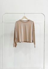 ETSU Striped Boxy Longsleeve T-Shirt