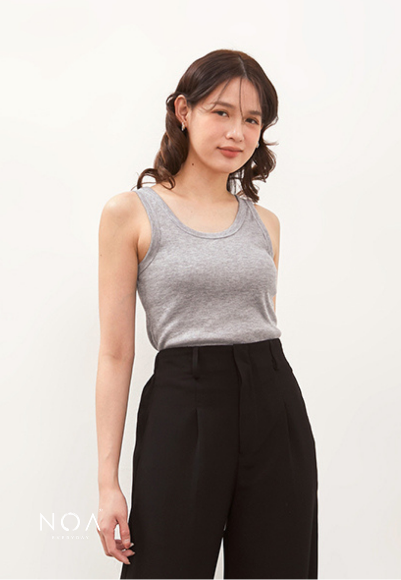 KOEMI Rib Basic Tanktop