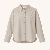 RIZUKA Back Drawstring Long Sleeve Shirt
