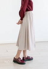 MIZUKA Nylon Midi Skirt