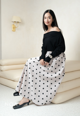 MIZU Nylon Maxi Skirt