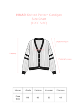 HINARI Knitted Pattern Cardigan