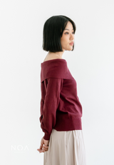 YUEN Off Shoulder Knitted