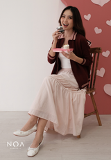 ANIKA Knitted Two Way Zipper Cardigan