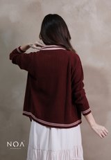ANIKA Knitted Two Way Zipper Cardigan