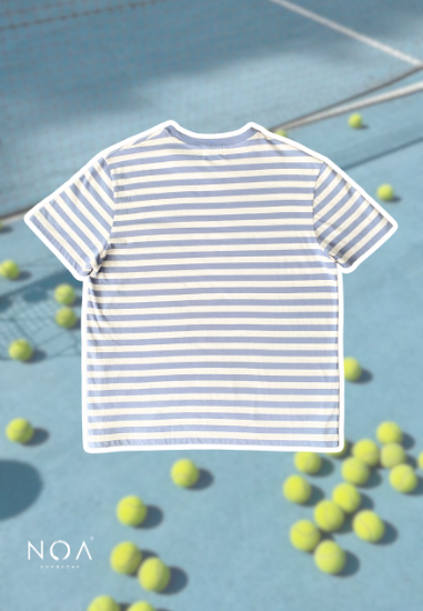 NOA X ANFUR - In Her Bloom Era Regular Striped T-Shirt