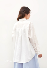 RIYE Long Sleeve Basic Shirt - White