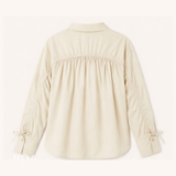 RIZUKA Back Drawstring Long Sleeve Shirt