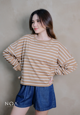 ETSU Striped Boxy Longsleeve T-Shirt