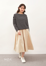 KAZUNA Midi Skirt - Cream