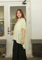 MISORA Oversized Shirt - Light Green