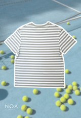 NOA X ANFUR - In Her Bloom Era Regular Striped T-Shirt