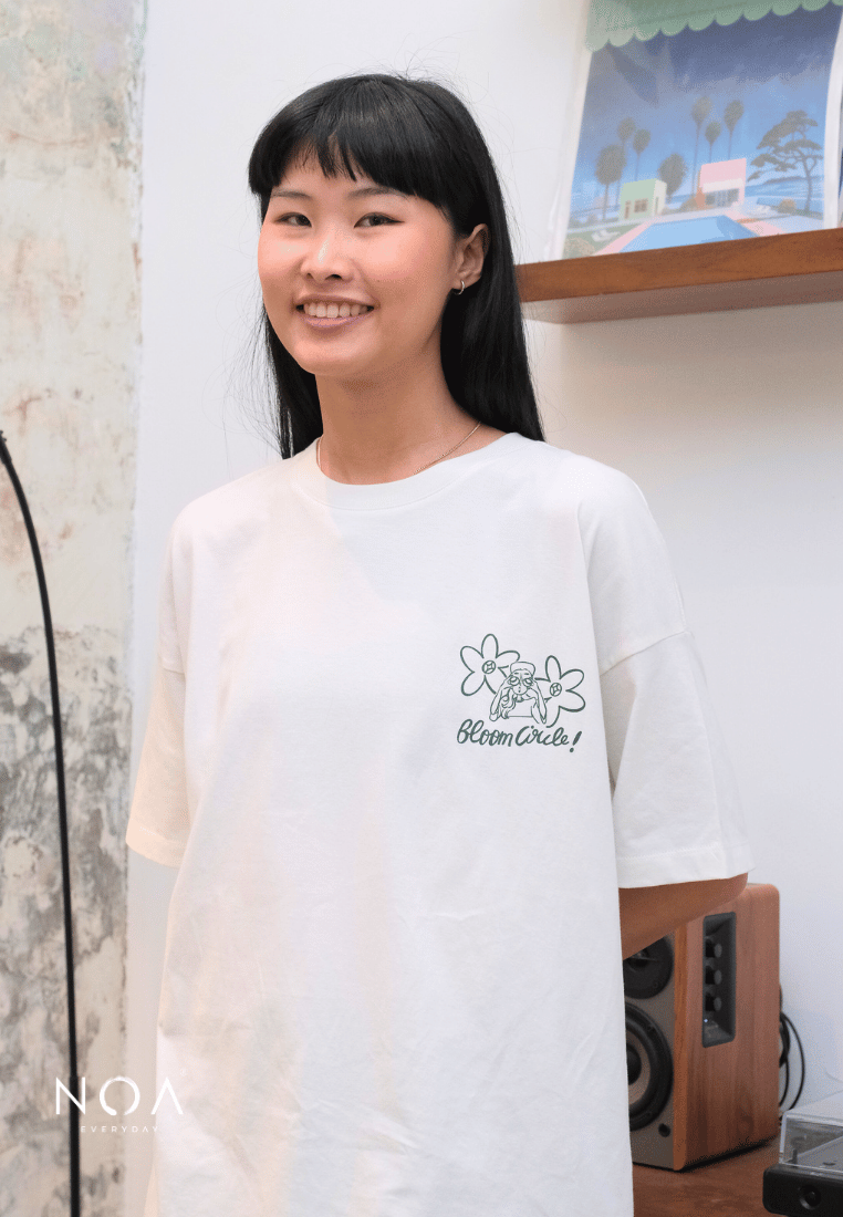 NOA X ANFUR - Bloom Circle Oversized T-Shirt