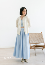 MIZU Nylon Maxi Skirt