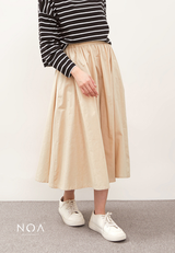 KAZUNA Midi Skirt - Cream