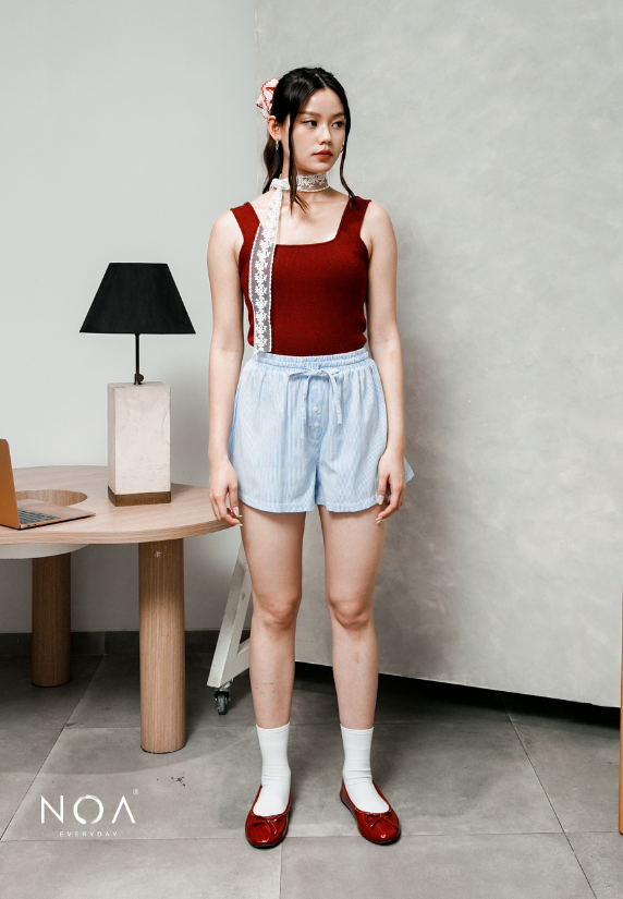 MIURA Striped Short Pants