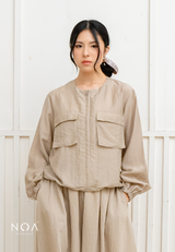 NOA X KUSUMANGGI - NAEMI Sheer Look Long Sleeve Outer